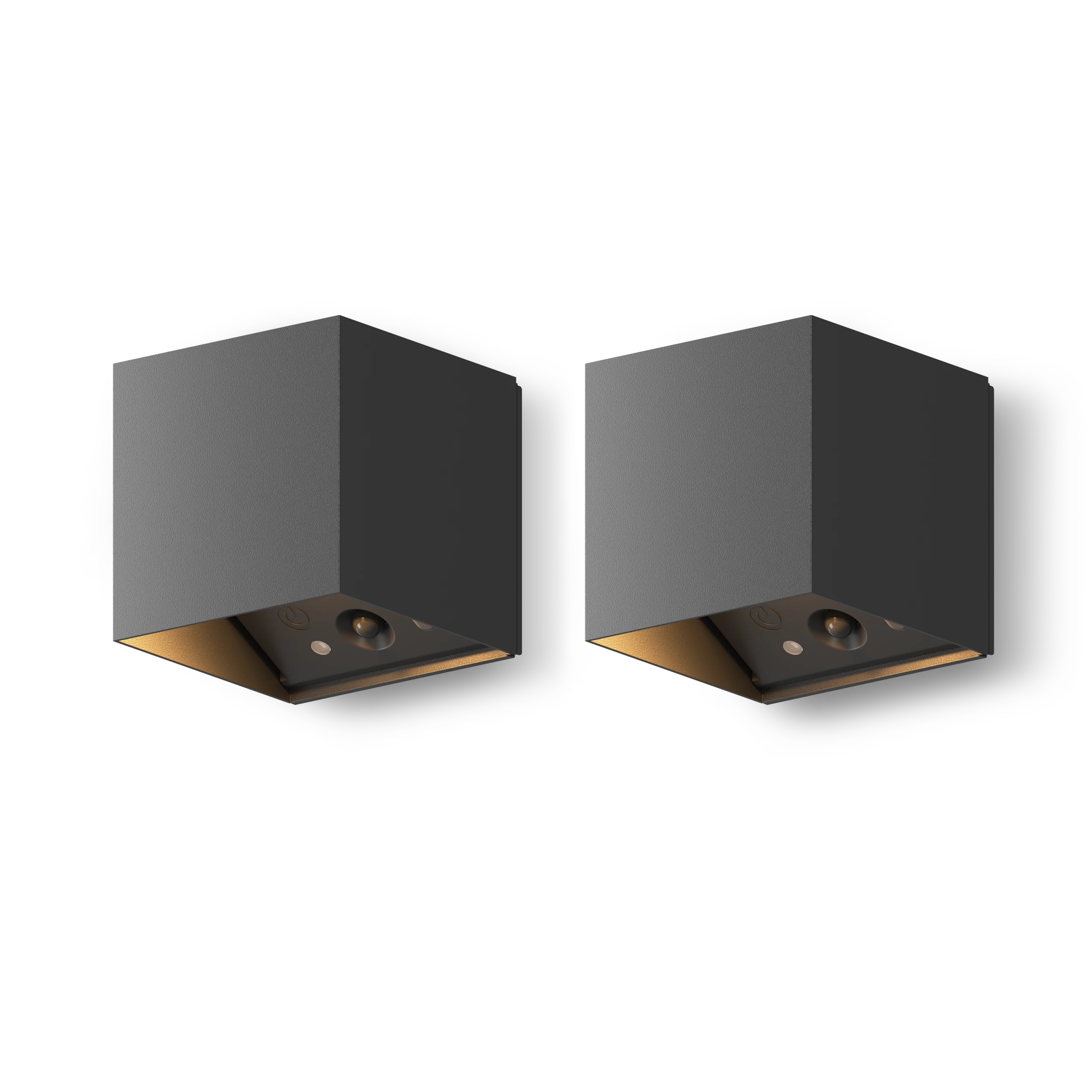Calex Falerna Rechargeable Wall Light - 2 Pack - Black