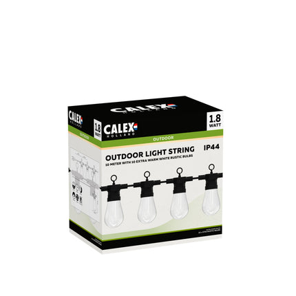 Calex String light 10M - Warm White - 10 bulbs