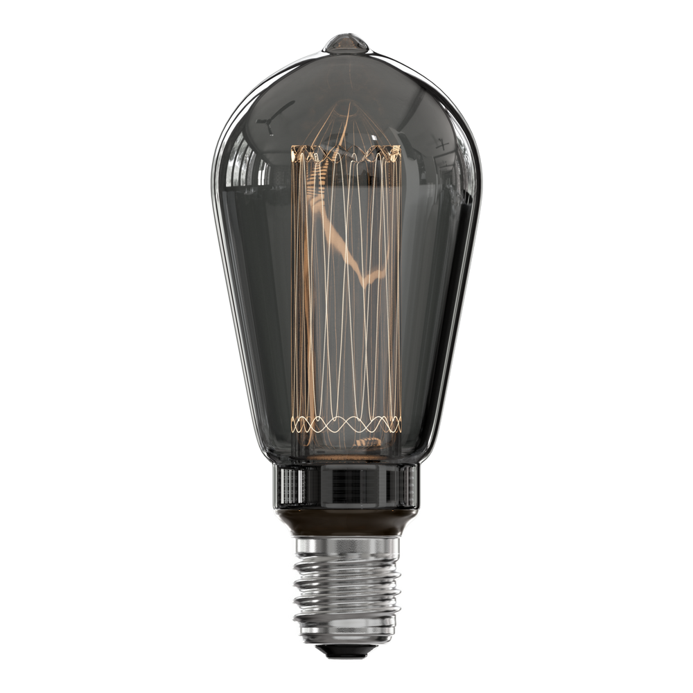 Calex Crown Series Filament LED Lamp - E27 - ST64 - Titanium - 3.5W - Dimmable