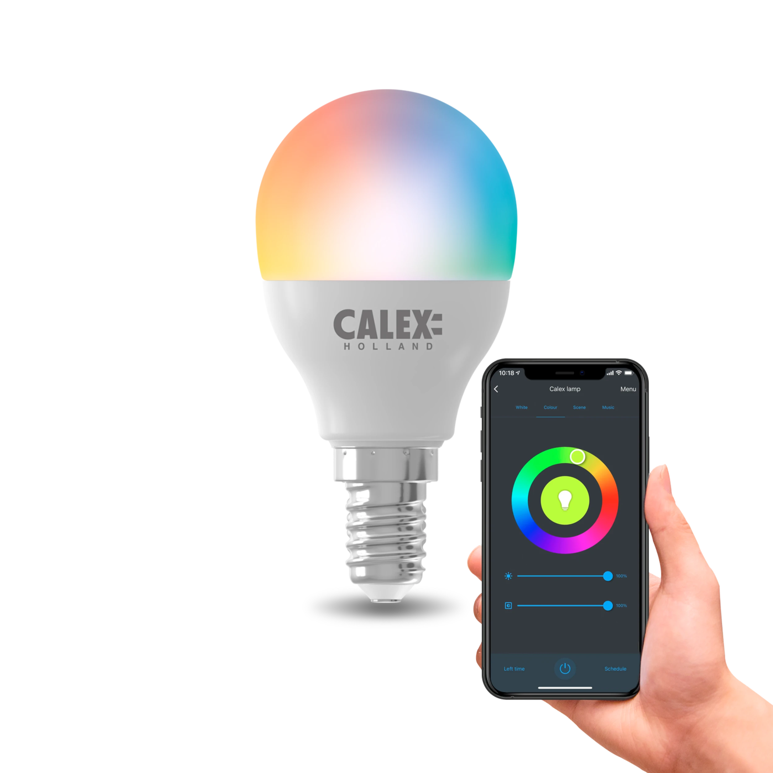 Calex Smart LED Bulb - E14 - RGB + CCT