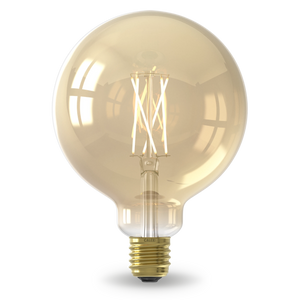 Calex Smart LED Bulb - E27 - Filament - G125 - CCT - Gold