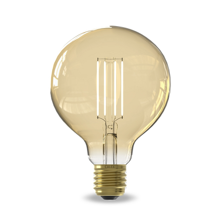 Calex Smart LED Bulb - E27 - Filament - G95 - CCT - Gold