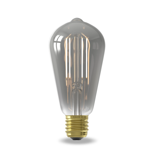 Calex Smart LED Bulb - E27 - Filament - ST64 - CC - Titanium