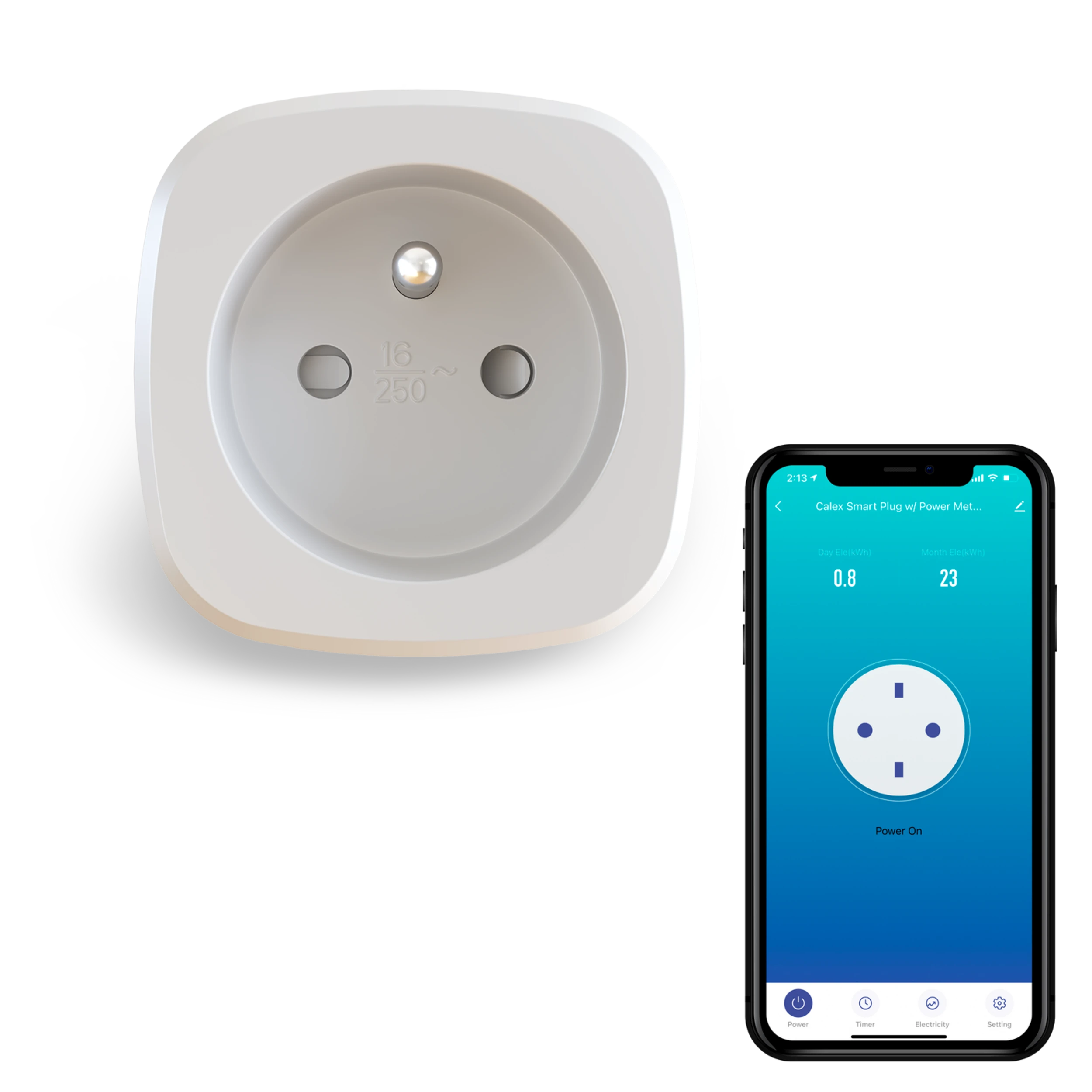 Calex Smart Plug - Energy Meter - BE/FR