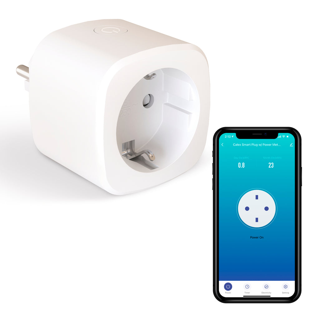 Calex Smart Plug - with Energy Meter - White