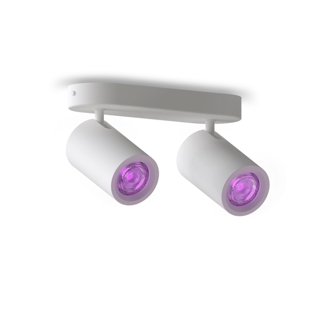 Calex Smart Ceiling Light - 2 Light Spot - White