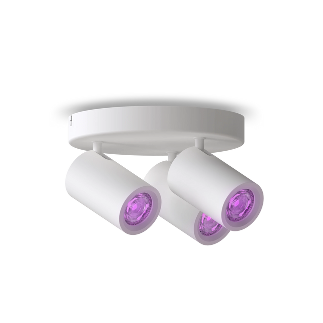 Calex Smart Ceiling Light - 3 Light Spot - White