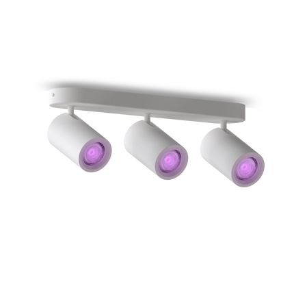 Calex Smart Oval Spot - 3 Light Spots - White