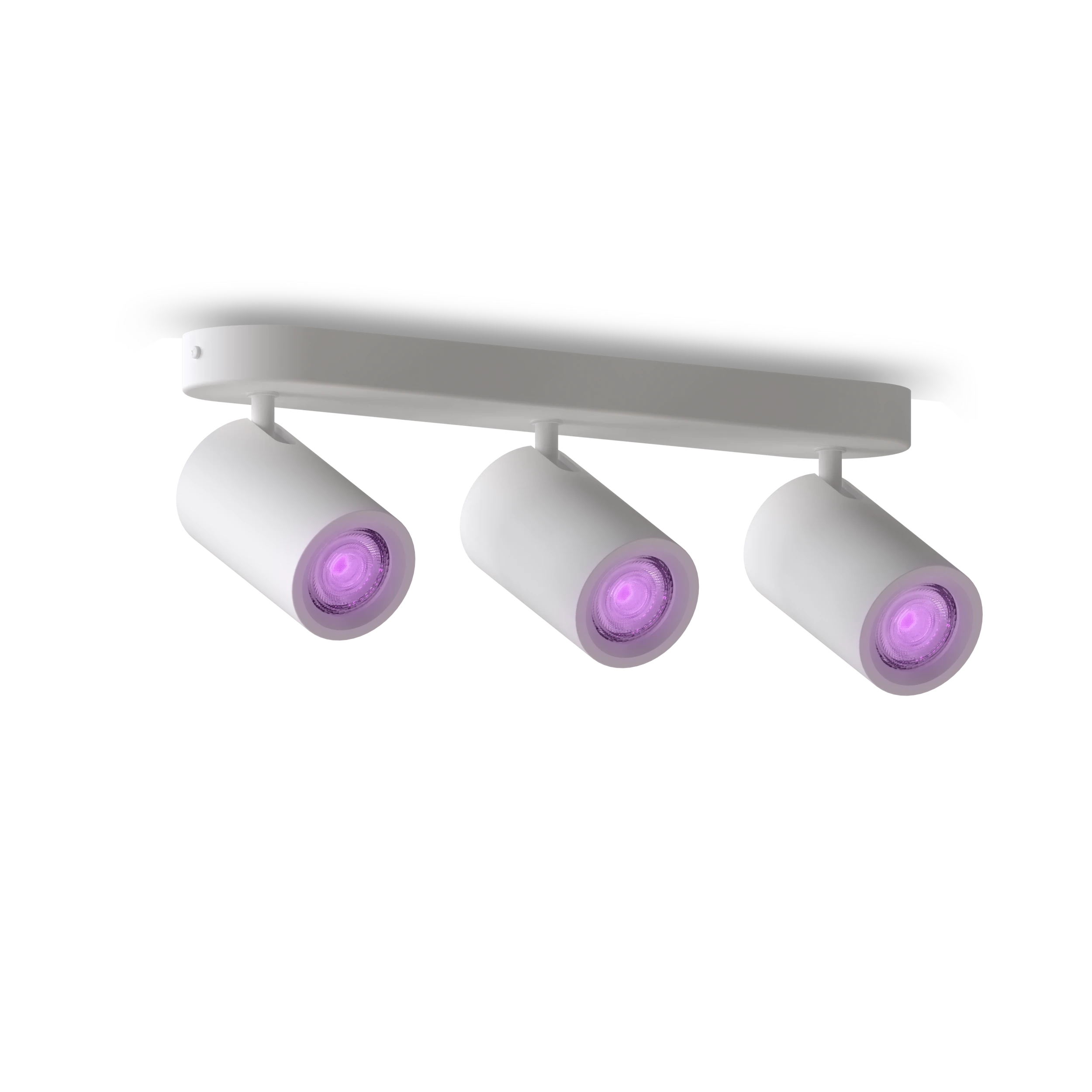 Calex Smart Oval Spot - 3 Light Spots - White