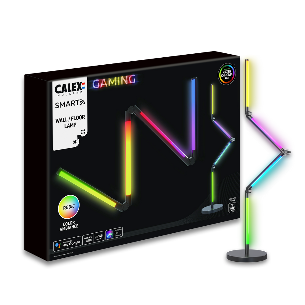 Calex Gaming Floorlamp - Razer Chroma Compatible - RGBIC