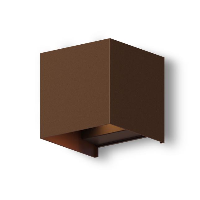 Calex Bari LED Wall Light - Up & Down - Rust