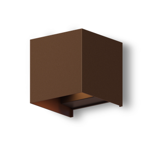 Calex Bari LED Wall Light - Up & Down - Rust