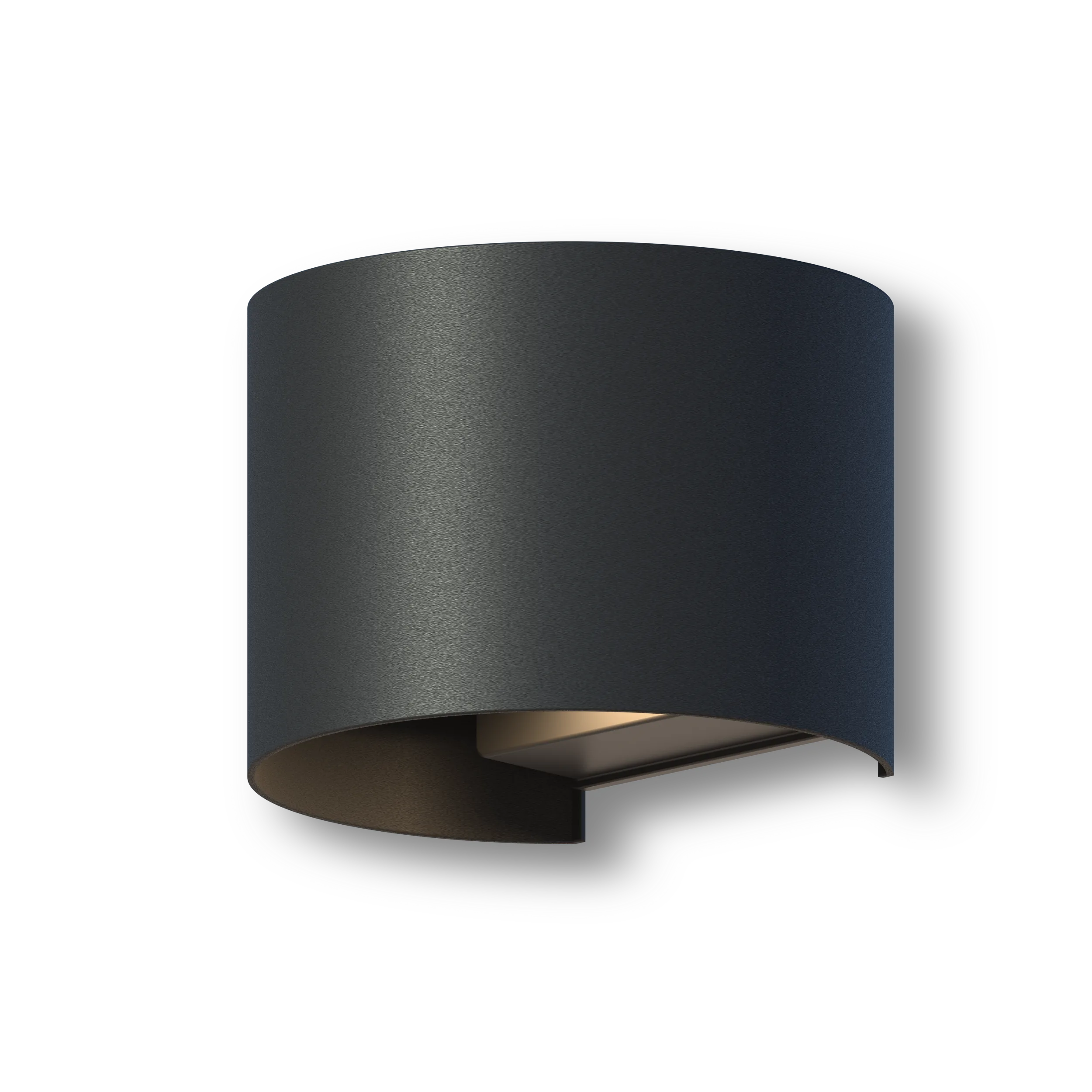Calex Verona LED Wall Light Oval - Up & Down - Black