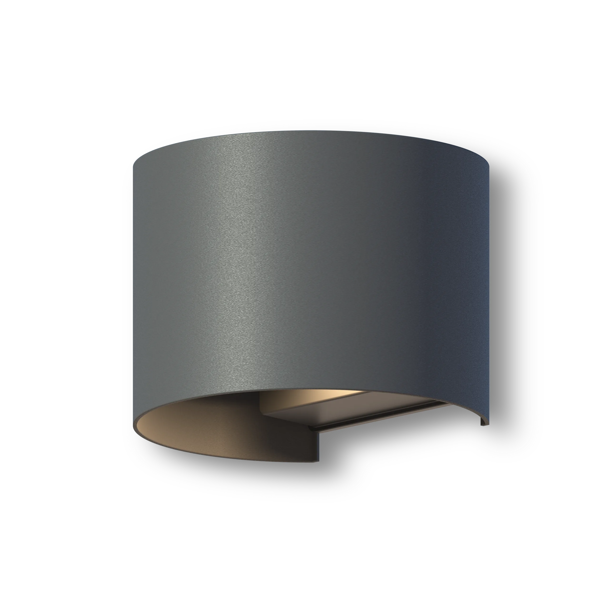Calex Verona LED Wall Light Oval - Up & Down - Anthracite