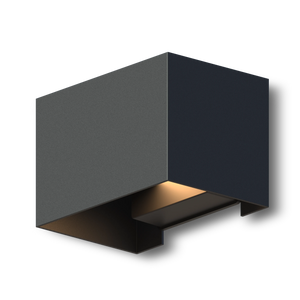 Calex Venice LED Wall Light - Up & Down - Black