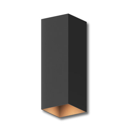 Calex Milan LED Wall Light - Up & Down - Black