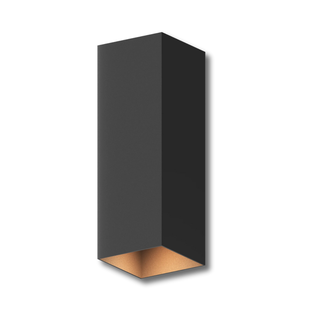 Calex Milan LED Wall Light - Up & Down - Black