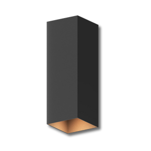 Calex Milan LED Wall Light - Up & Down - Black