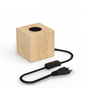 Calex Table Lamp Square - E27 - FSC® Wood