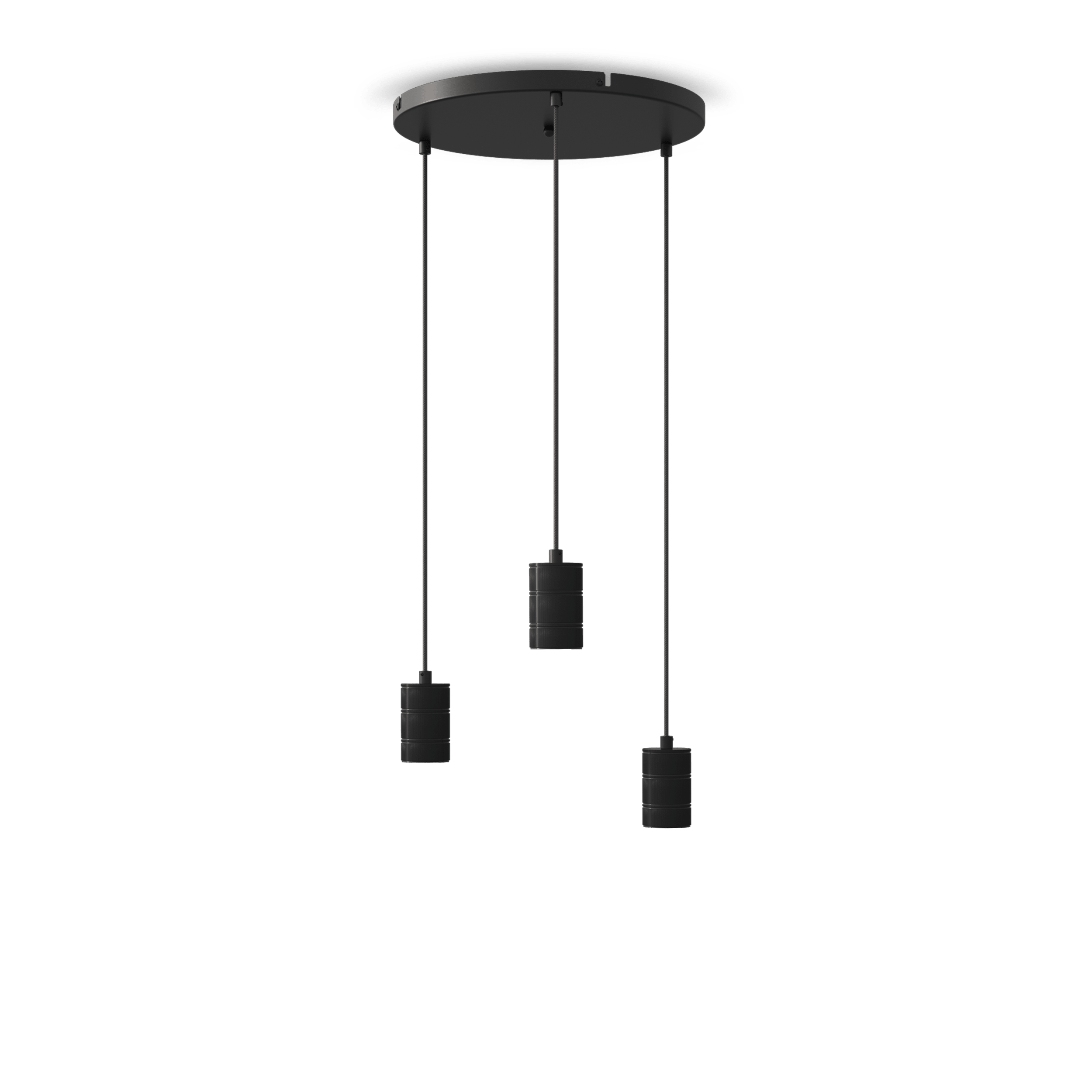 Calex Hanging Lamp Round - 3x E27 - 40cm - Black