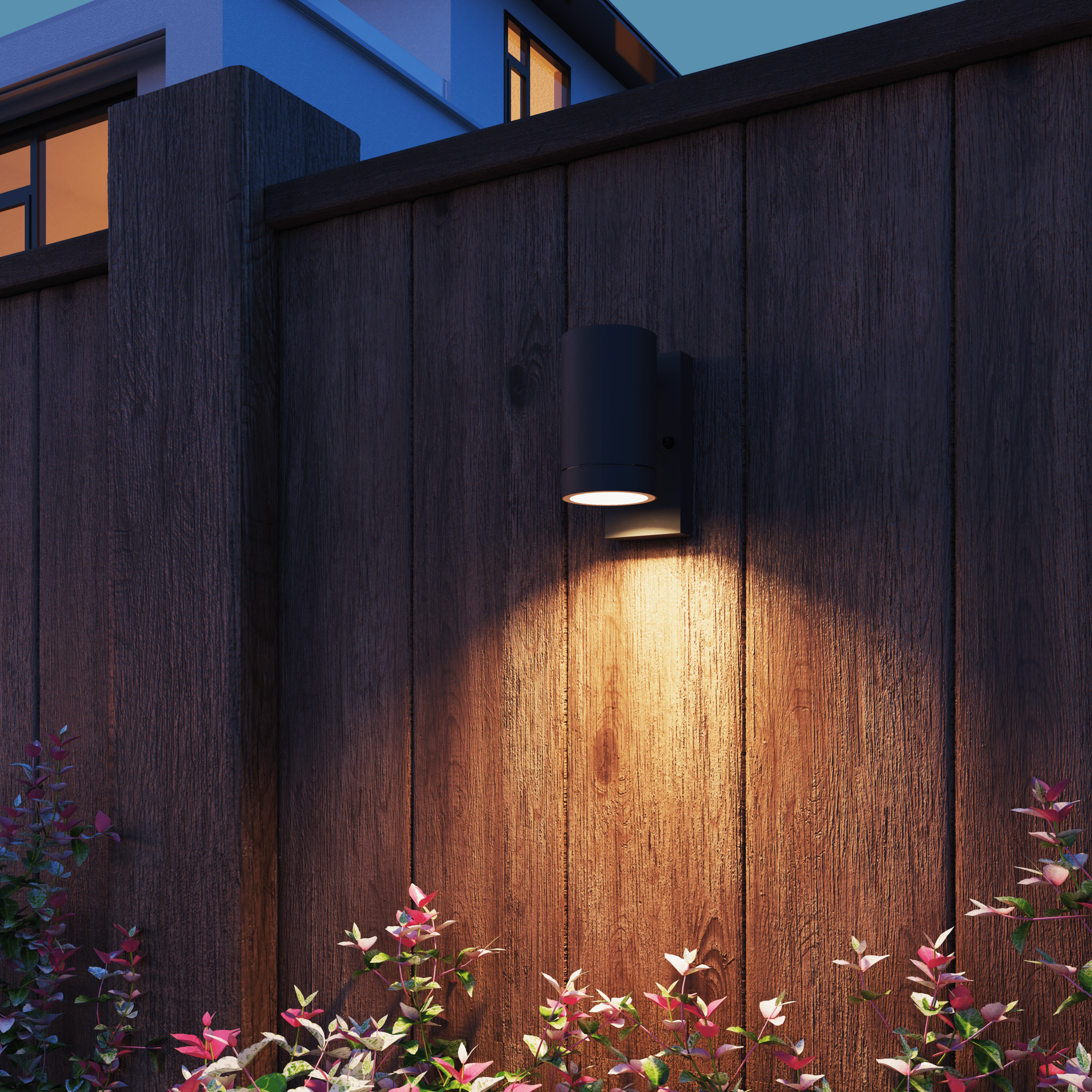 Calex Alba Wall Light - GU10 - Black