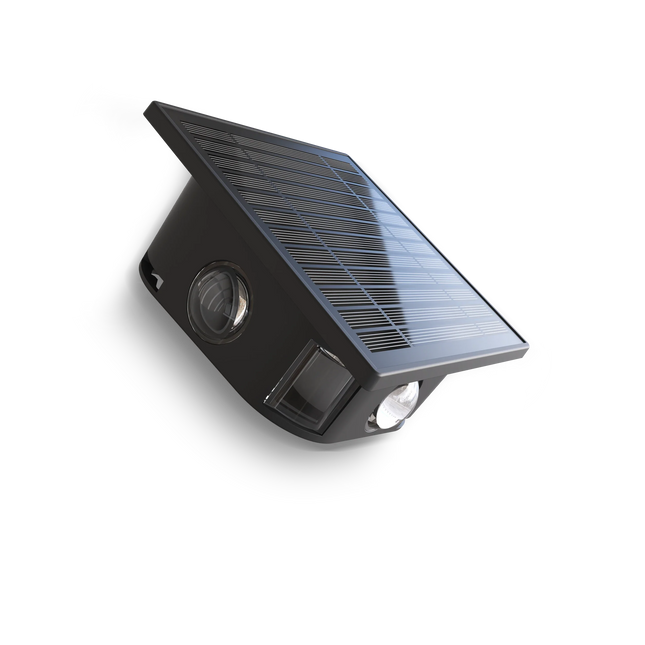 Calex Altamura Solar Wall Light - Black