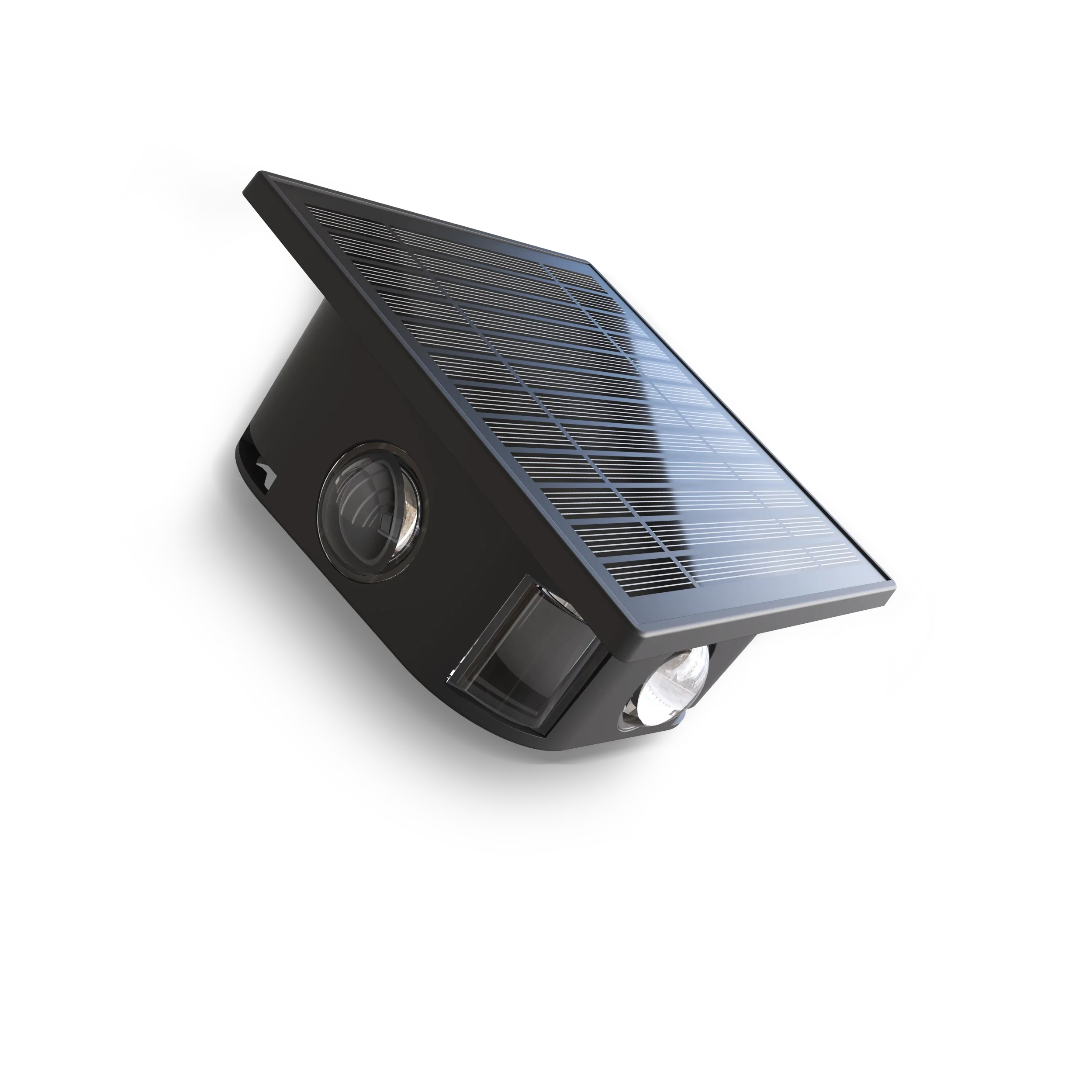 Calex Altamura Solar Wall Light - Black