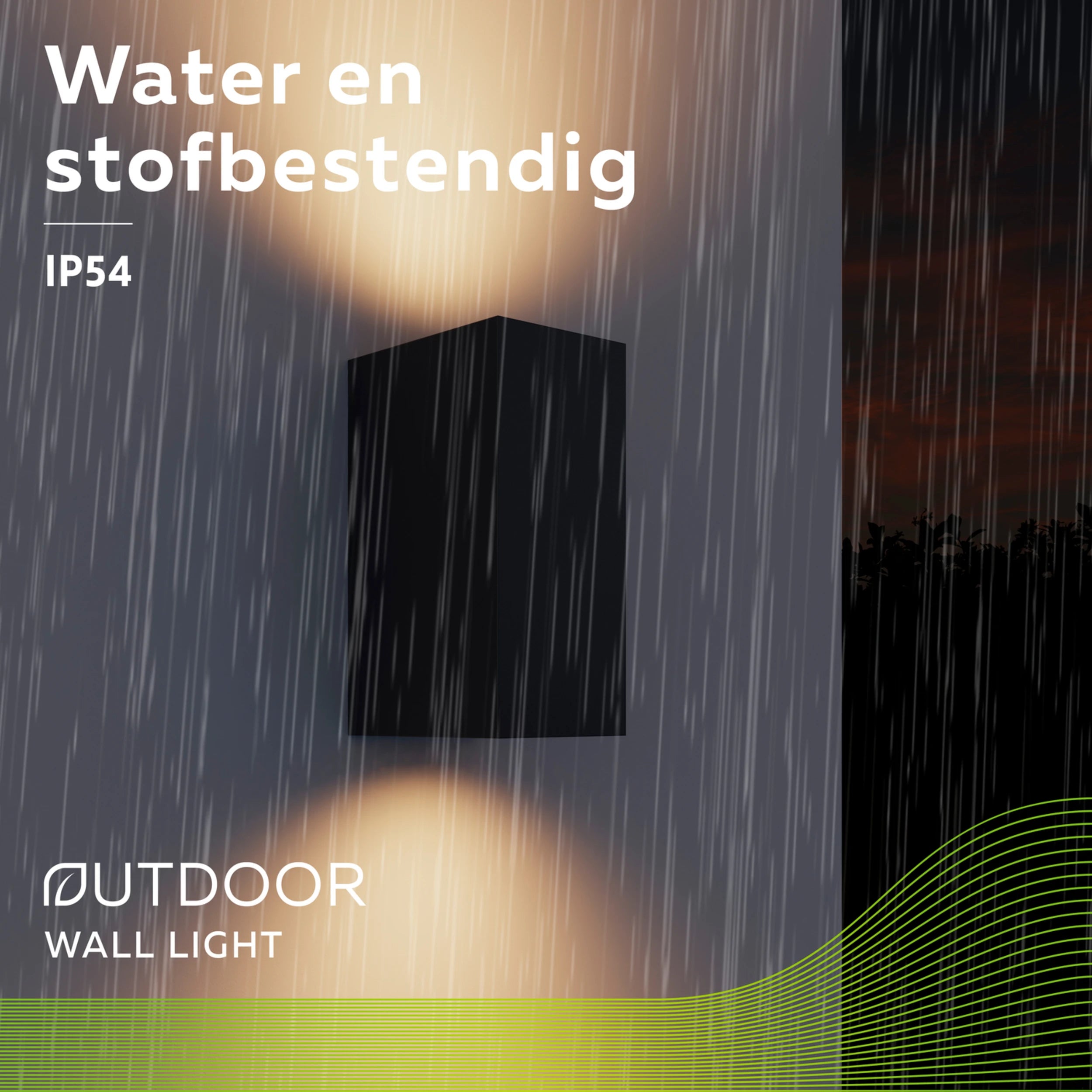 Calex Bergamo Wall Light - Up & Down - 2x GU10 - Anthracite