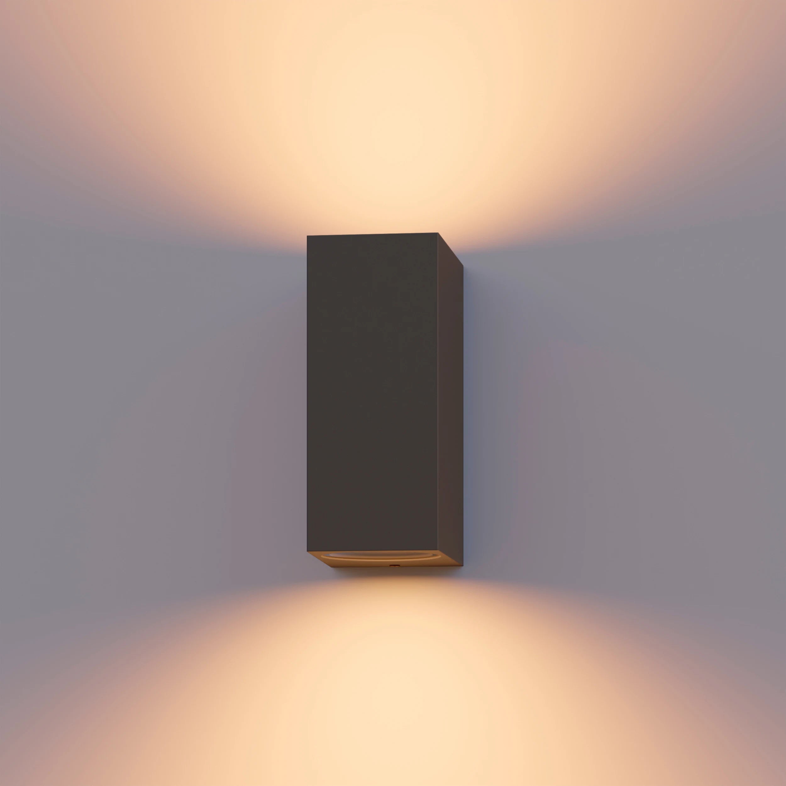 Calex Bergamo Wall Light - Up & Down - 2x GU10 - Anthracite