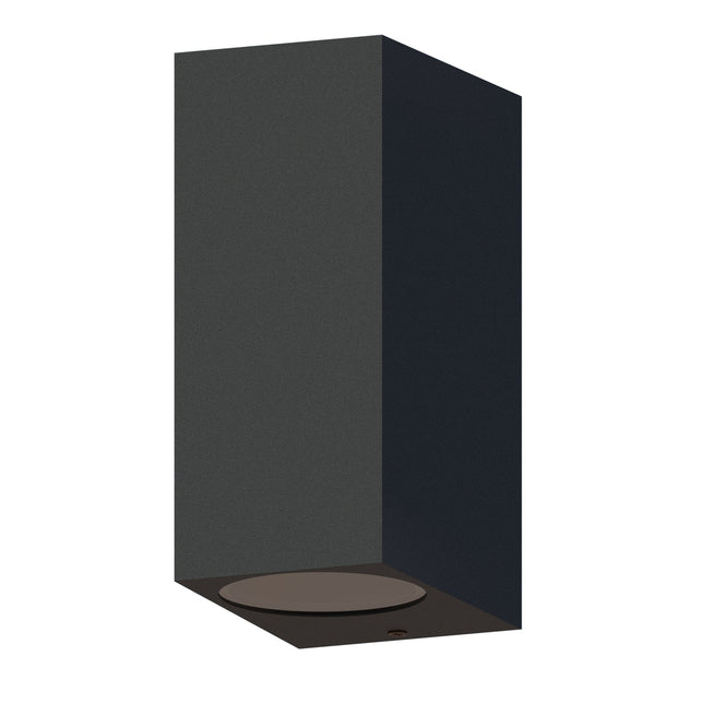 Calex Bergamo Wall Light - Up & Down - 2x GU10 - Black