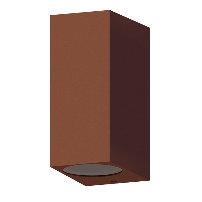Calex Bergamo Wall Light - Up & Down - 2x GU10 - Rust