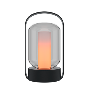 Calex Como Outdoor Table Lantern - Rechargeable - Black