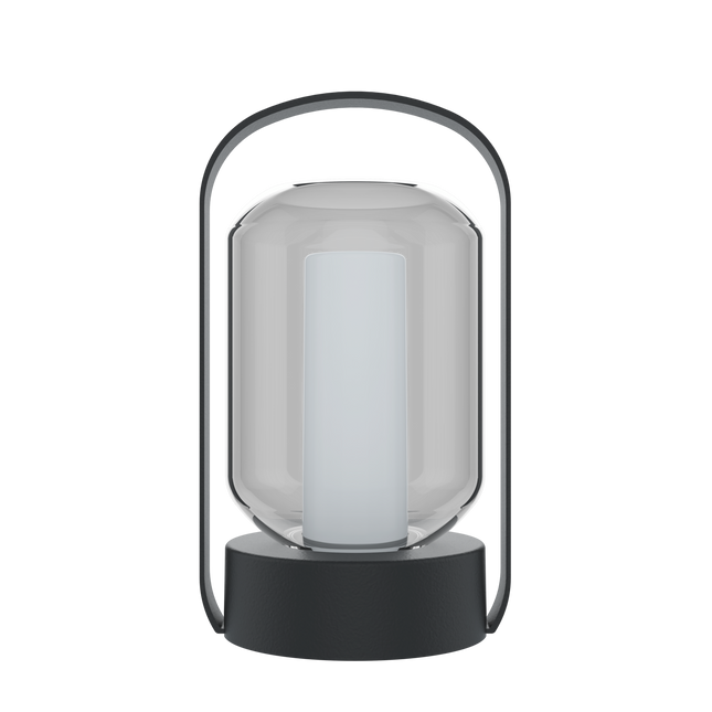 Calex - Como - Table Lantern - Flame - Black