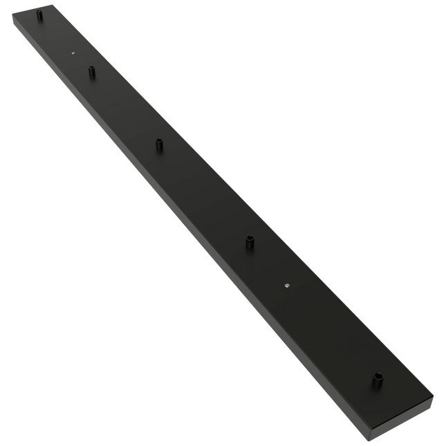 Calex Creations Ceiling bar - 5 holes - Black