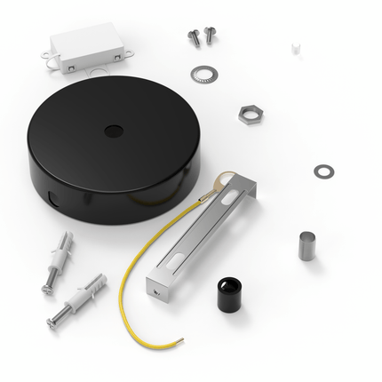 Calex Creations Ceiling plate - 1 hole - Black