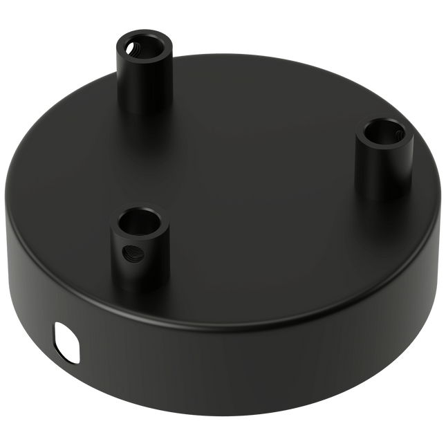 Calex Creations Ceiling plate - 3 holes - Black