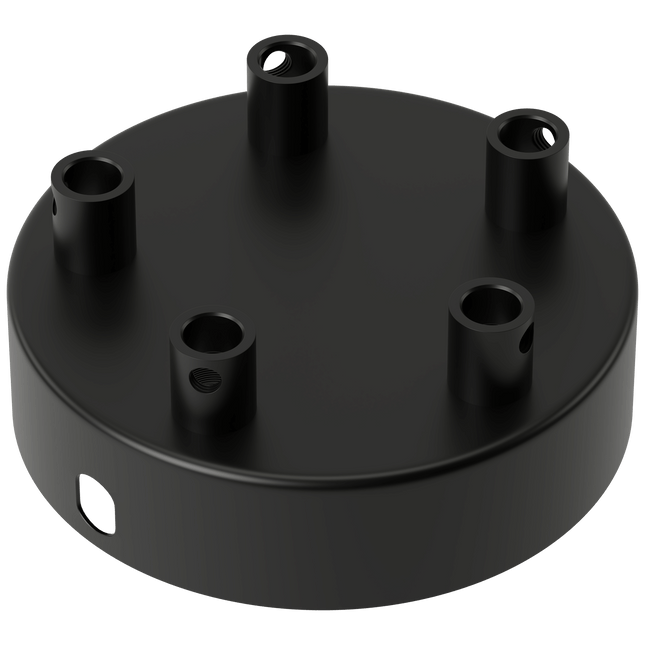 Calex Creations Ceiling plate - Black - 5 holes