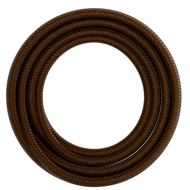 Calex Creations Fabric cable - Brown - 1.5meter