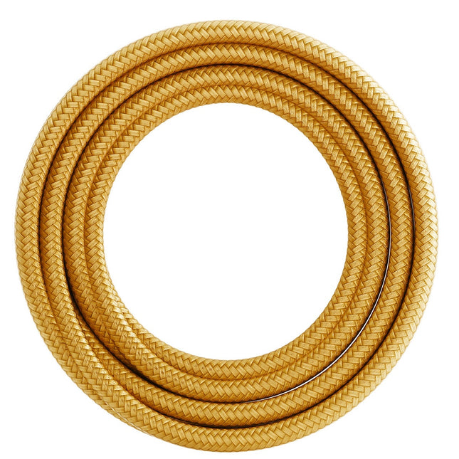 Calex Creations Fabric cable - Gold - 3meter