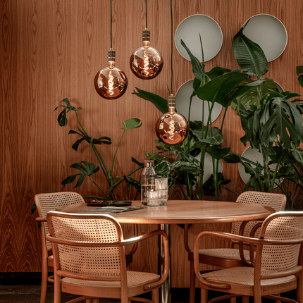 Calex Creations Lampholder - Copper - E27 - 3 Ring model