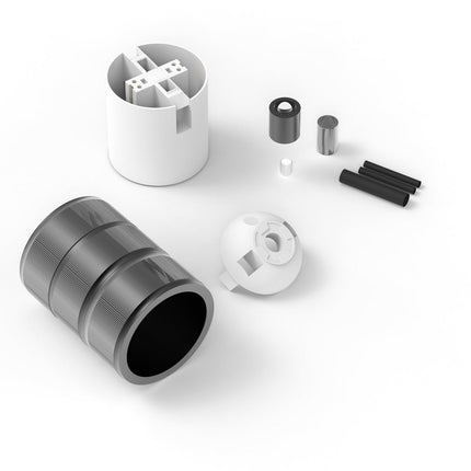 Calex Creations Lampholder - E27 - 3 Ring model - Black