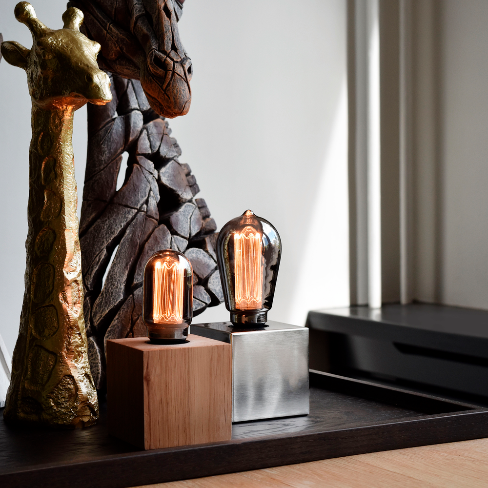 Calex Crown Series LED Bulb - Titanium - A60 - E27