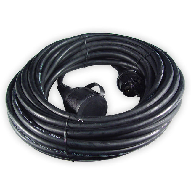 Calex Extension cable - Black - IP44 - 10m cable