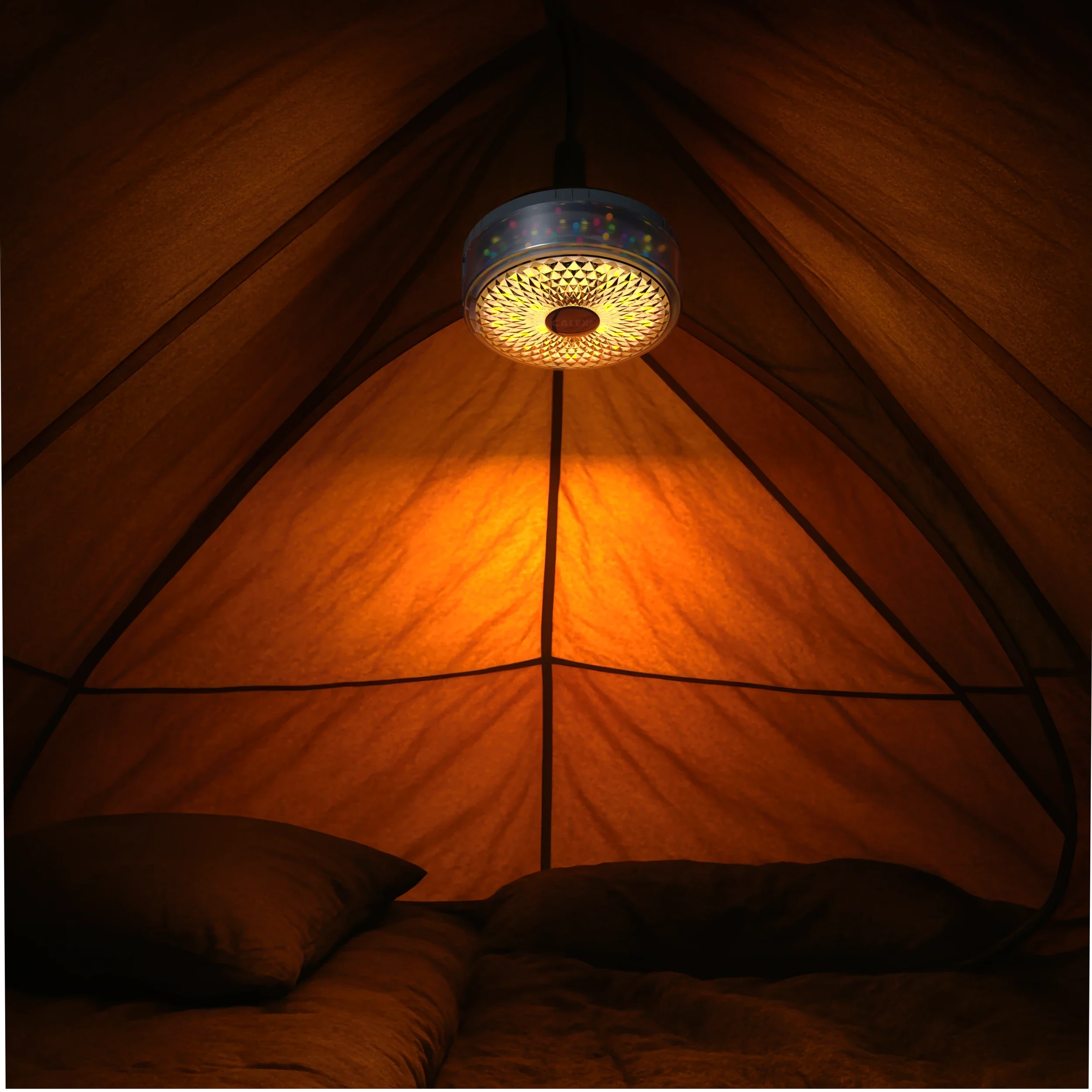 Calex Festoon 8m - Rechargeable - RGB