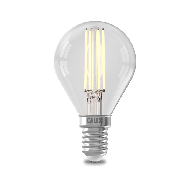 Calex Filament LED Lamp - E14 - P45 - Clear