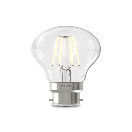 Calex Filament LED Lamp - E27 - B22 - Clear - 4.5W - Dimmable
