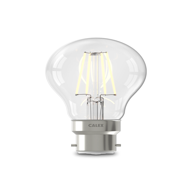 Calex Filament LED Lamp - E27 - B22 - Clear - 4.5W - Dimmable