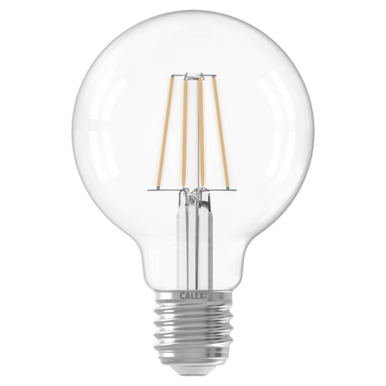 Calex Filament LED Lamp - E27 - G80 - Clear