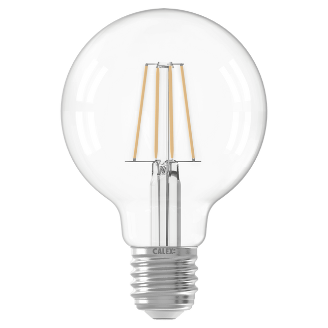 Calex Filament LED Lamp - E27 - G80 - Clear