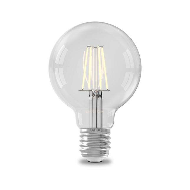 Calex Filament LED Lamp - E27 - G80 - Clear